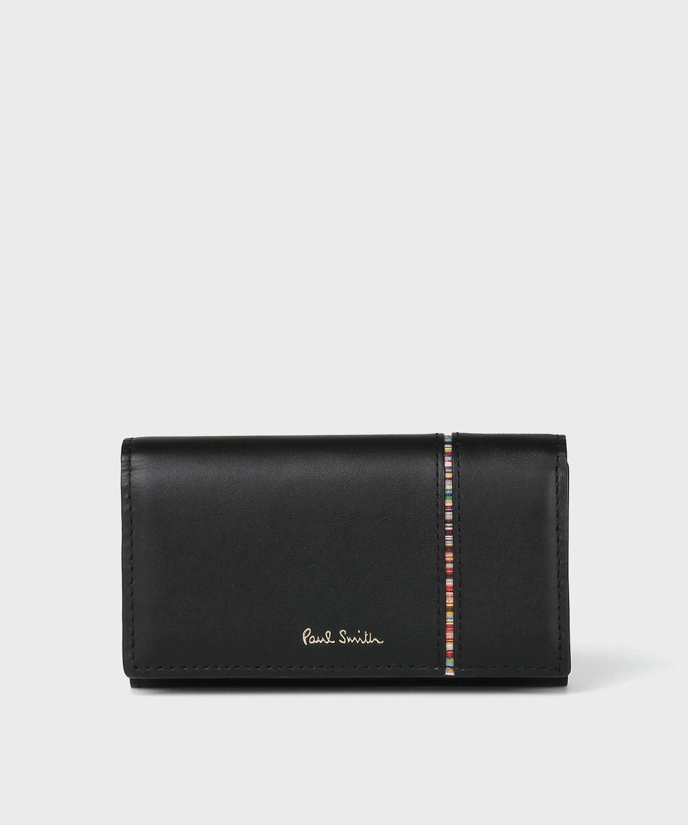Paul Smith シグネチャーストライプ インバーテッド キーケース 