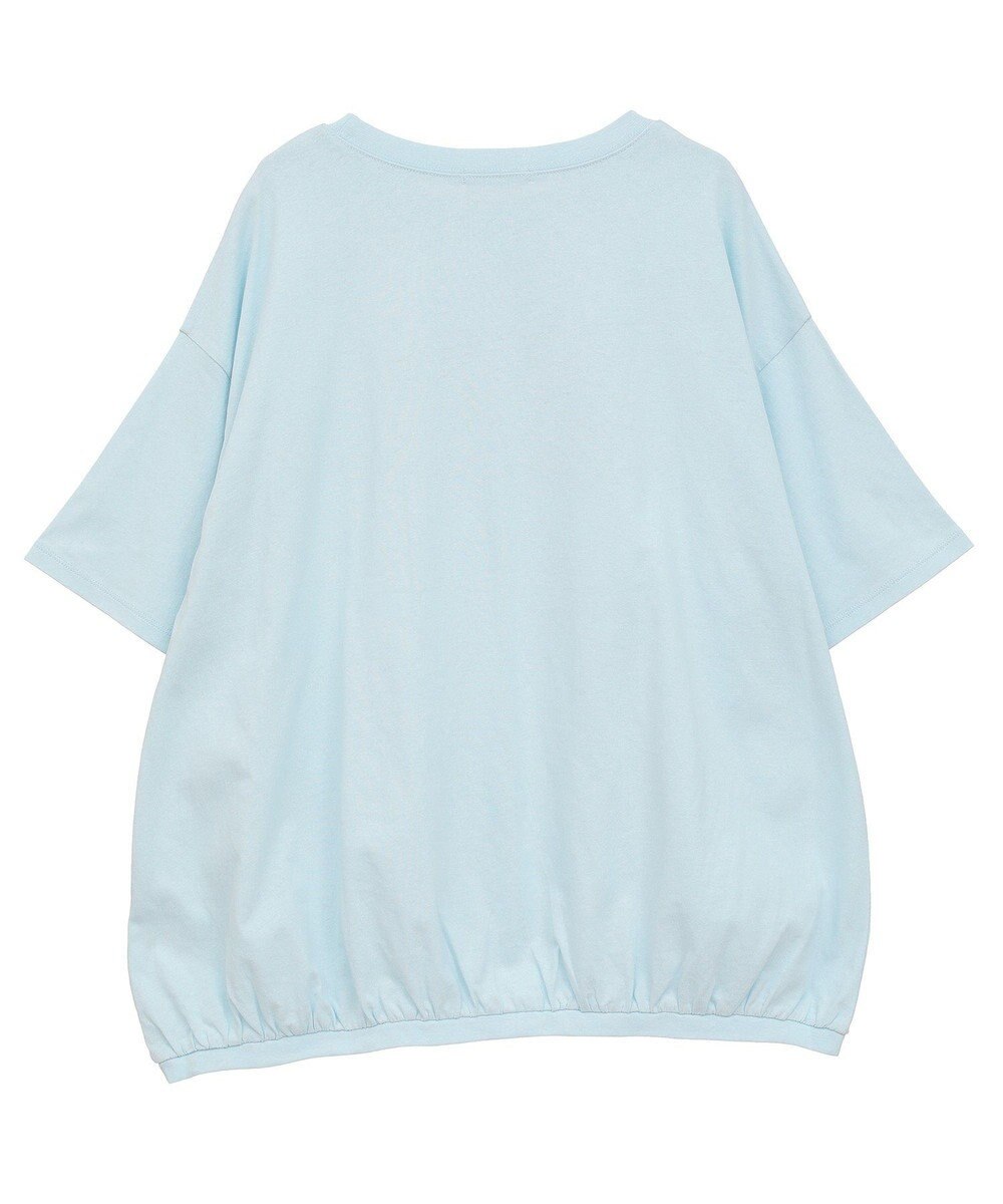 Green Parks カレッジロゴ刺繍５分袖チュニック 