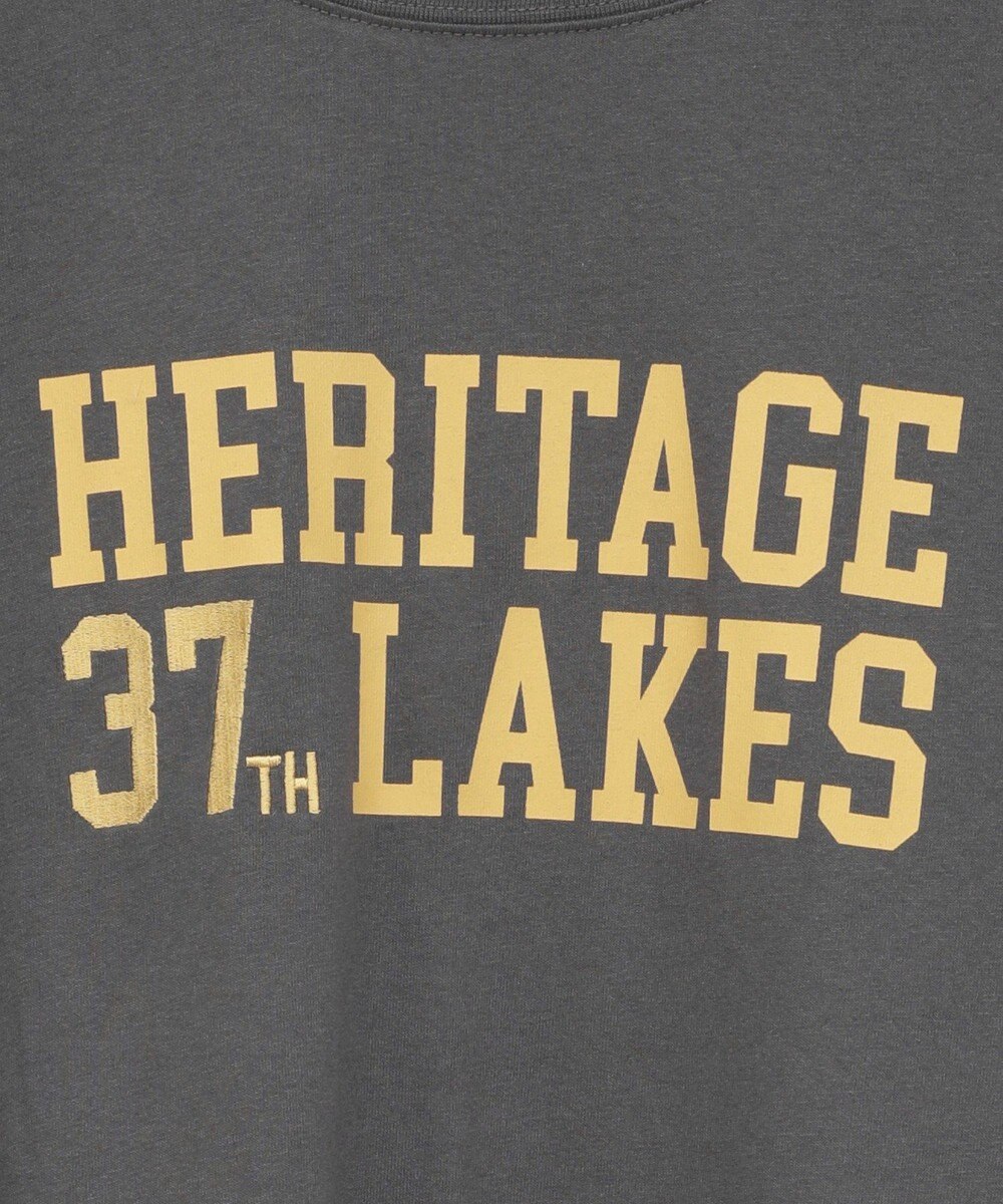 Green Parks カレッジロゴ刺繍５分袖チュニック 