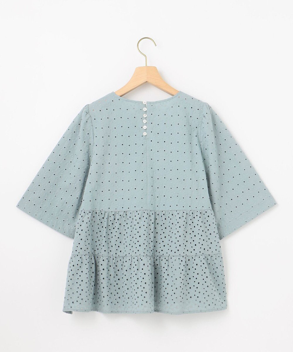 組曲 S エンブロイダリーレースフリル ブラウス 