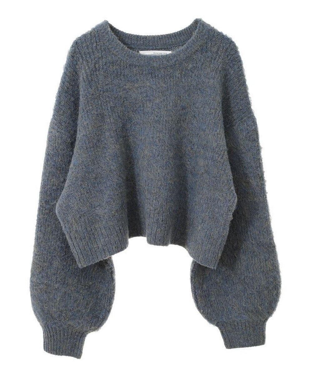 Green Parks ・ＥＬＥＮＣＡＲＥ　ＤＵＥ　ミックスシャギーニット 