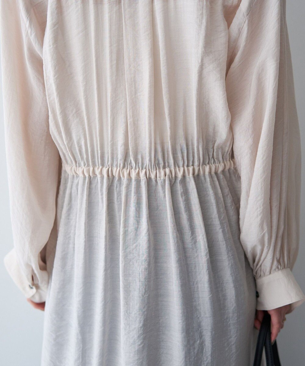 YECCA VECCA シアー2way袖バルーンチュニック 