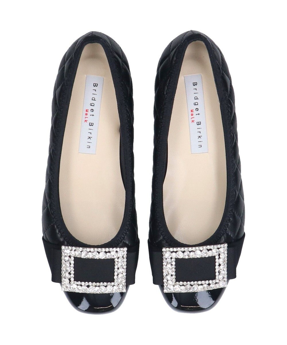 Bridget Birkin ＜3E＞【Bridget Birkin Walk】キルティングビジューリボンウォーキングパンプス 