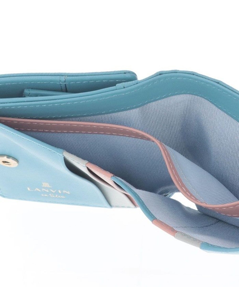 LANVIN en Bleu リュクサンブールカラー 外ボックス二つ折り財布 