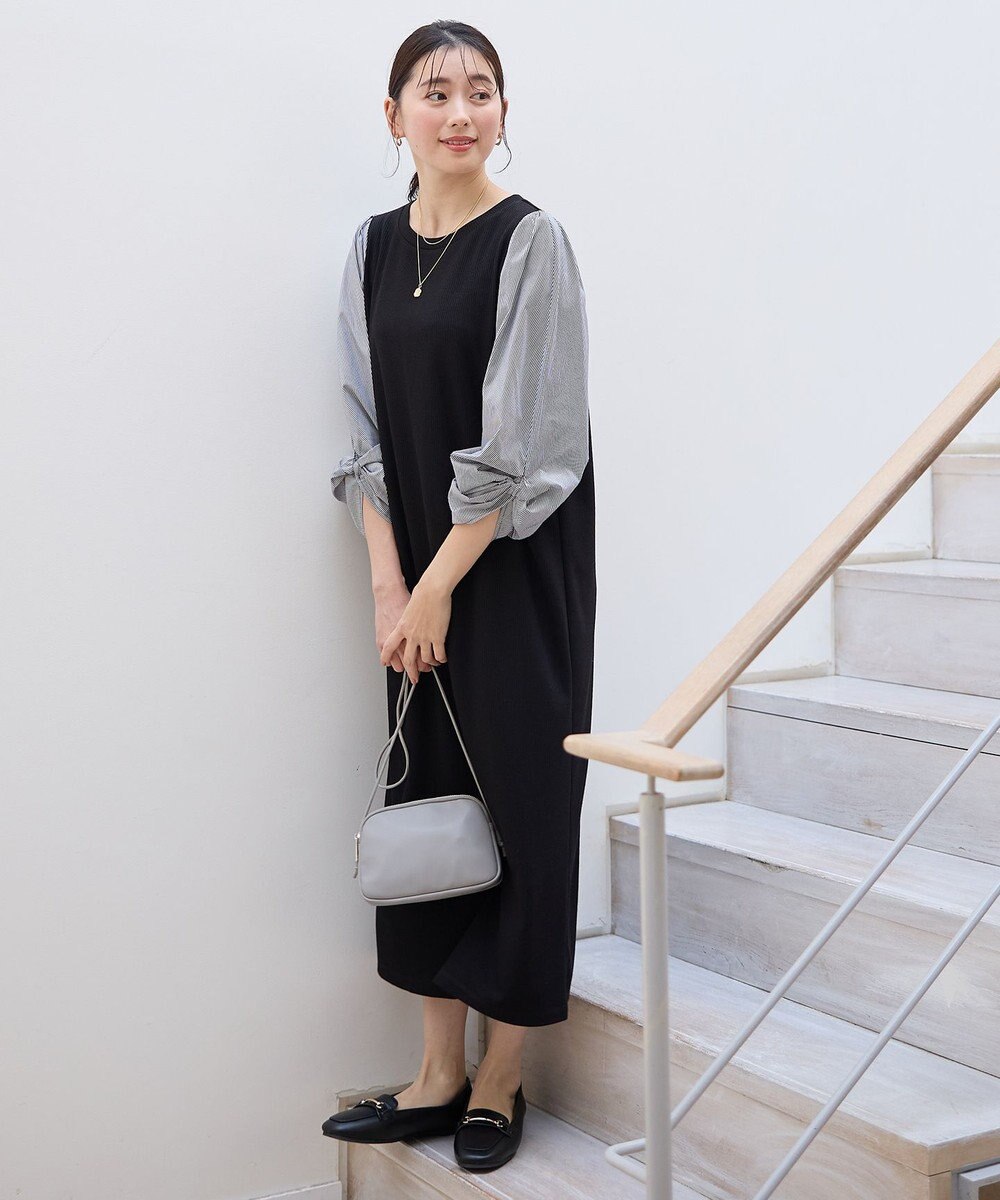 ANY 【洗濯機可】コンビネーションワンピース 