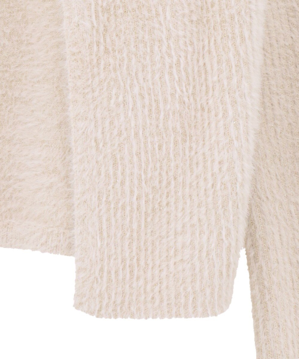 earth music&ecology SET2点チャーム付きシャギーニット＋インナー 