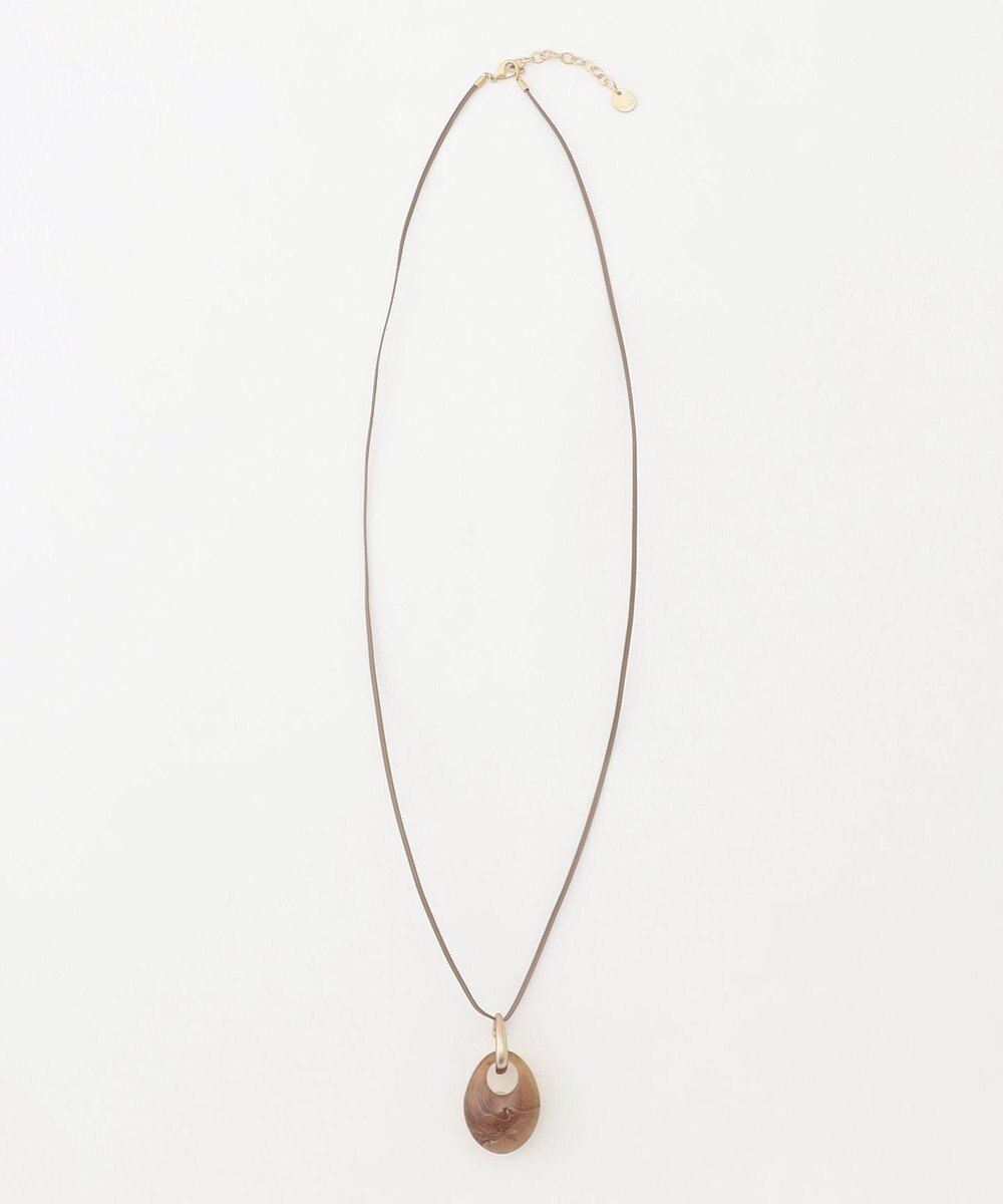 J.PRESS LADIES 【リバーシブル】マーブル ネックレス 