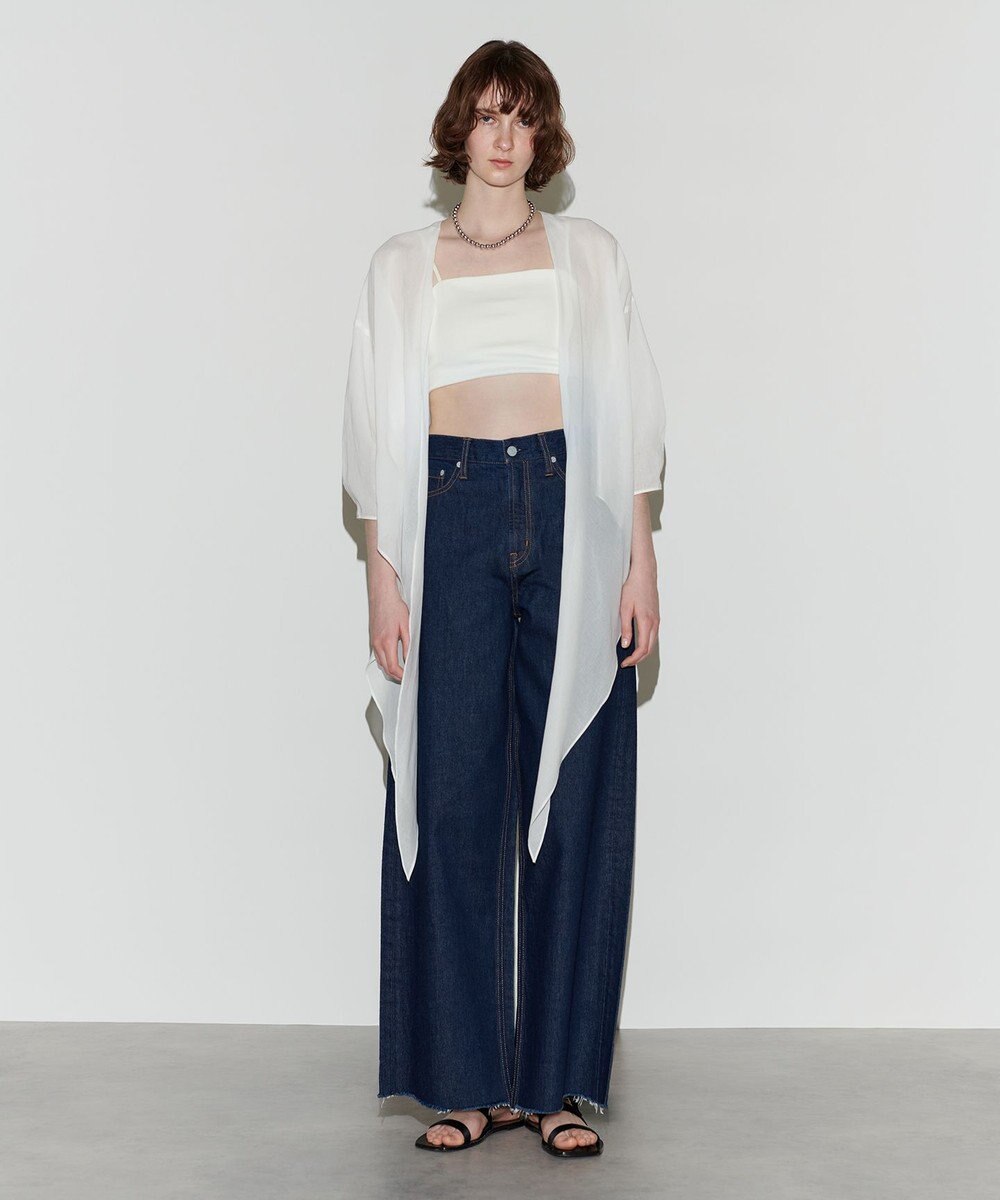 NAVE 【Nave 　洗える】マルチウェイシアーブラウス 