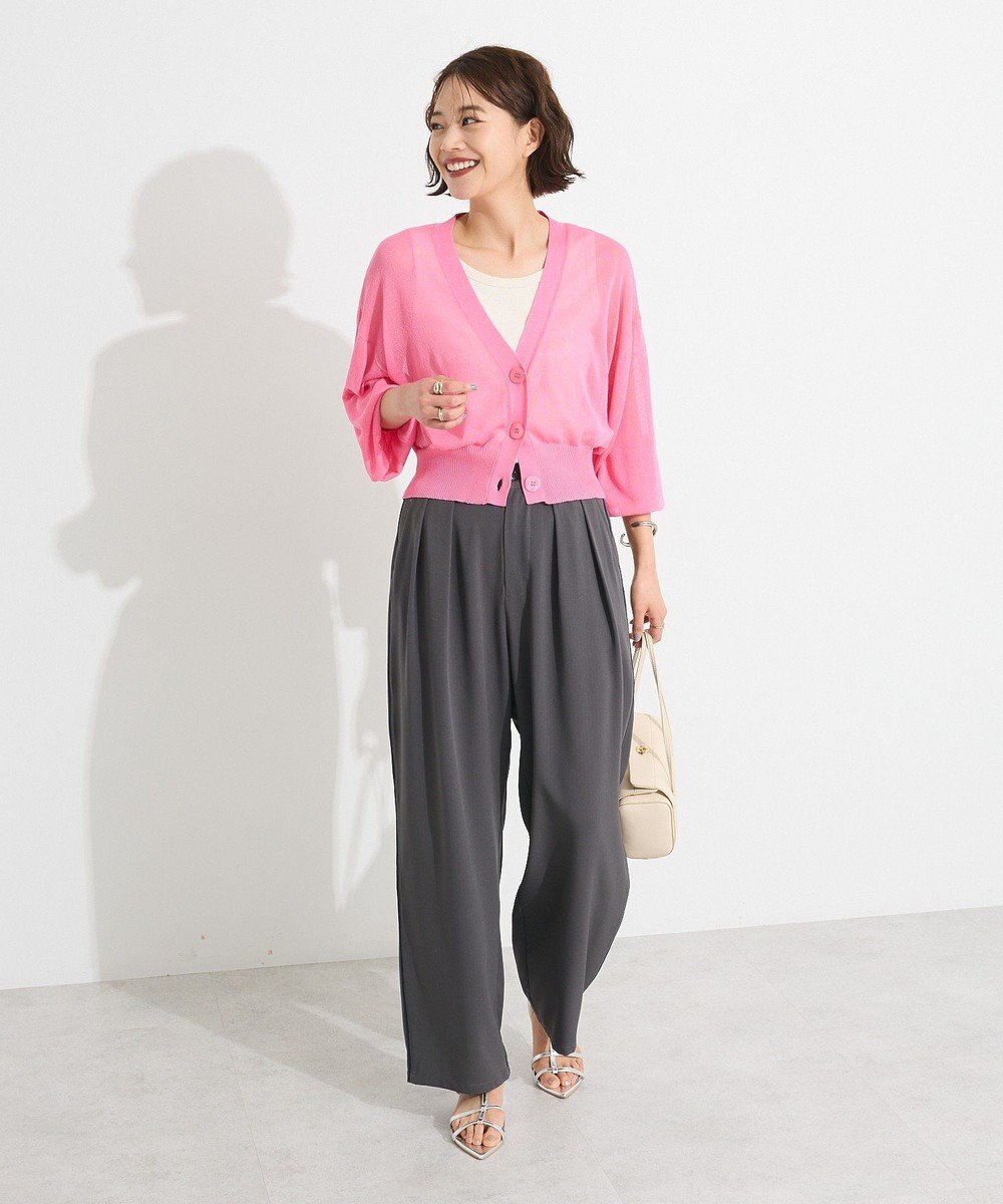 CRAFT STANDARD BOUTIQUE シアーニットカーディガン 