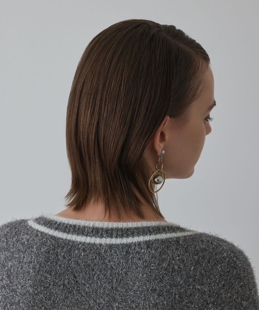 GRACE CONTINENTAL グリッターニットカーディガン 