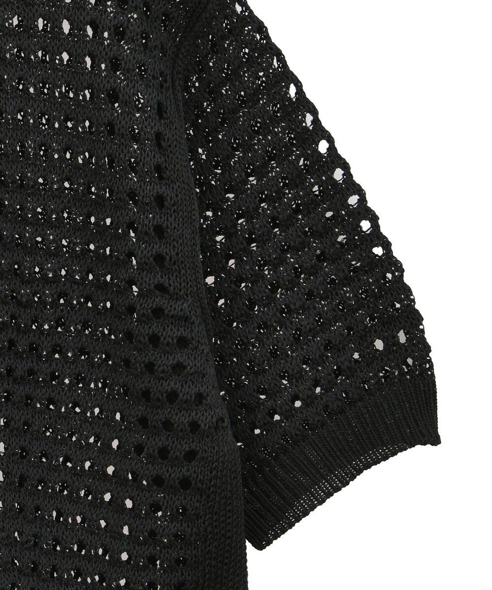 CRAFT STANDARD BOUTIQUE ハーフスリーブメッシュニットカーディガン 