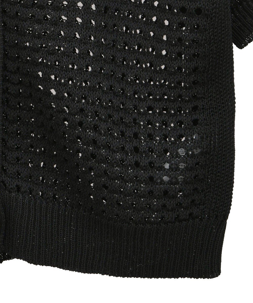 CRAFT STANDARD BOUTIQUE ハーフスリーブメッシュニットカーディガン 