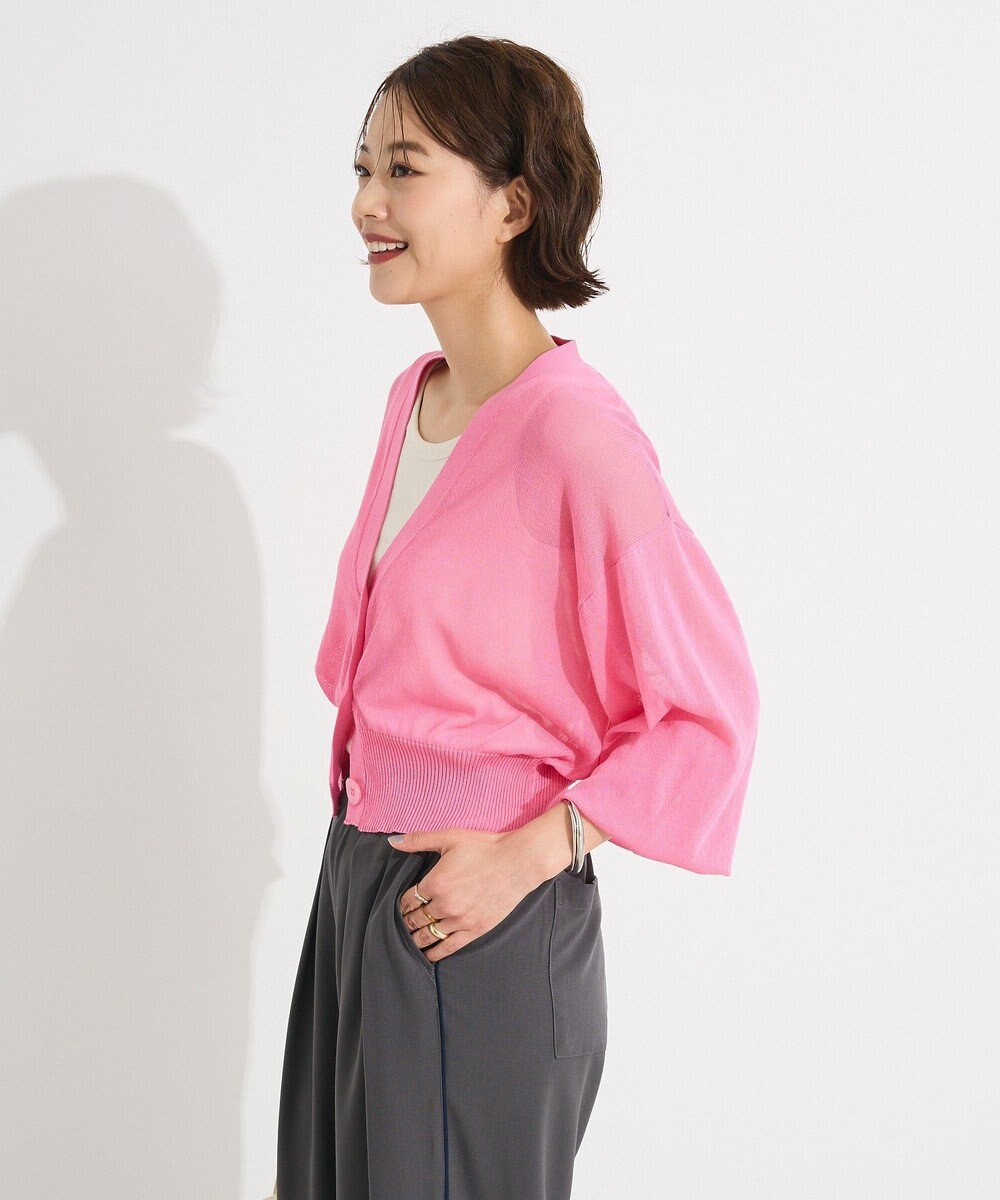 CRAFT STANDARD BOUTIQUE シアーニットカーディガン 