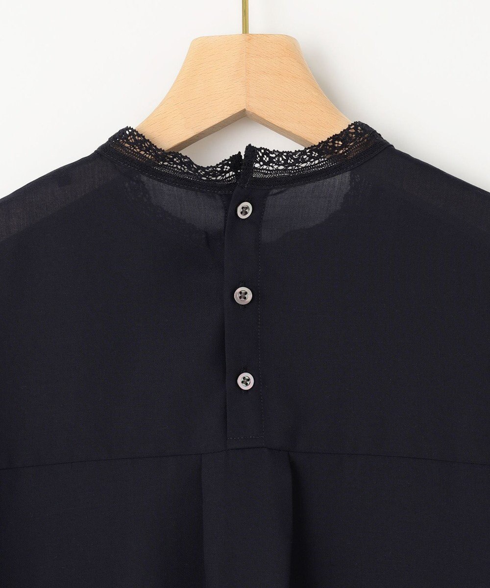 組曲 L 【洗える】シフォンツイルレース ブラウス 