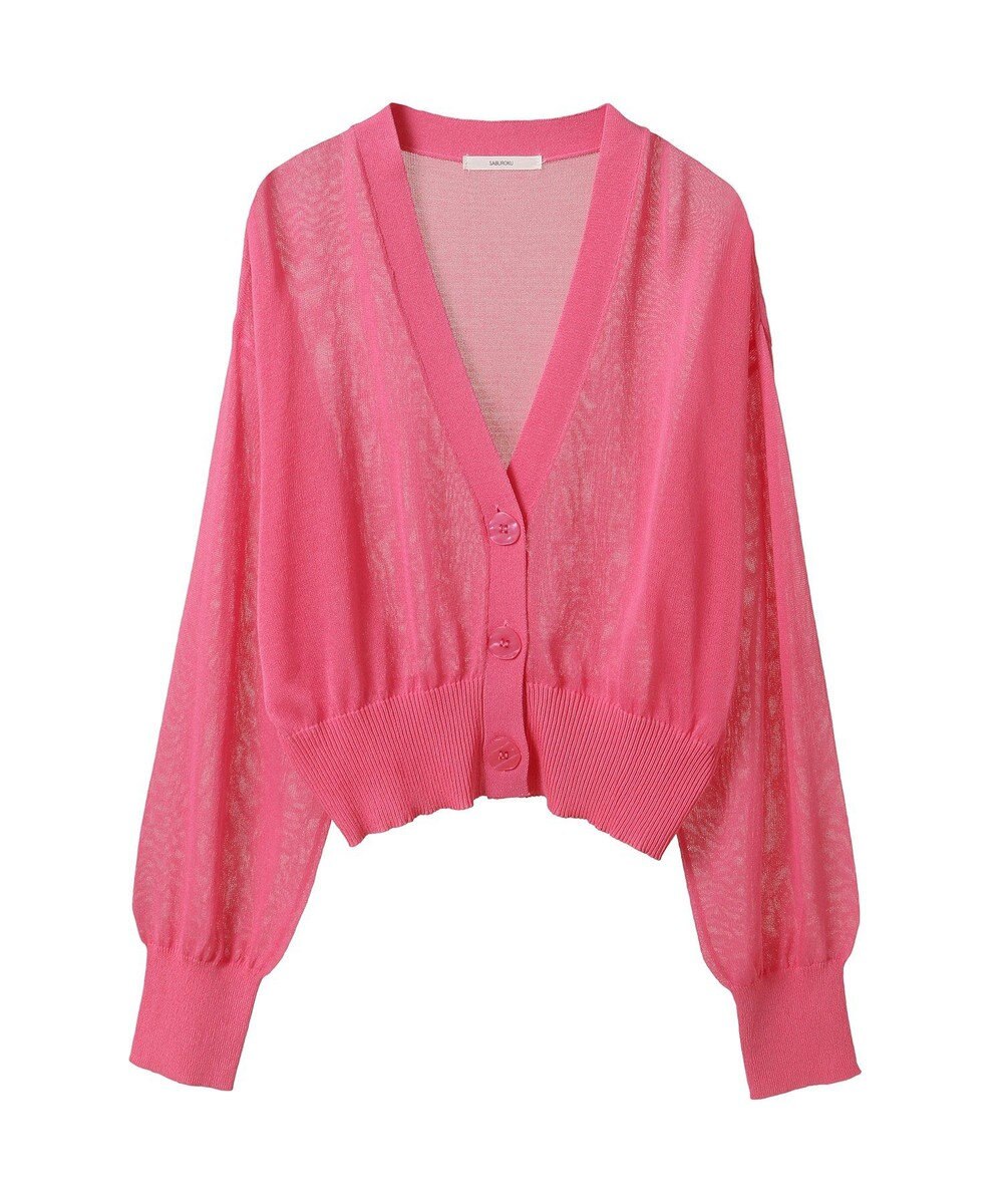 CRAFT STANDARD BOUTIQUE シアーニットカーディガン 