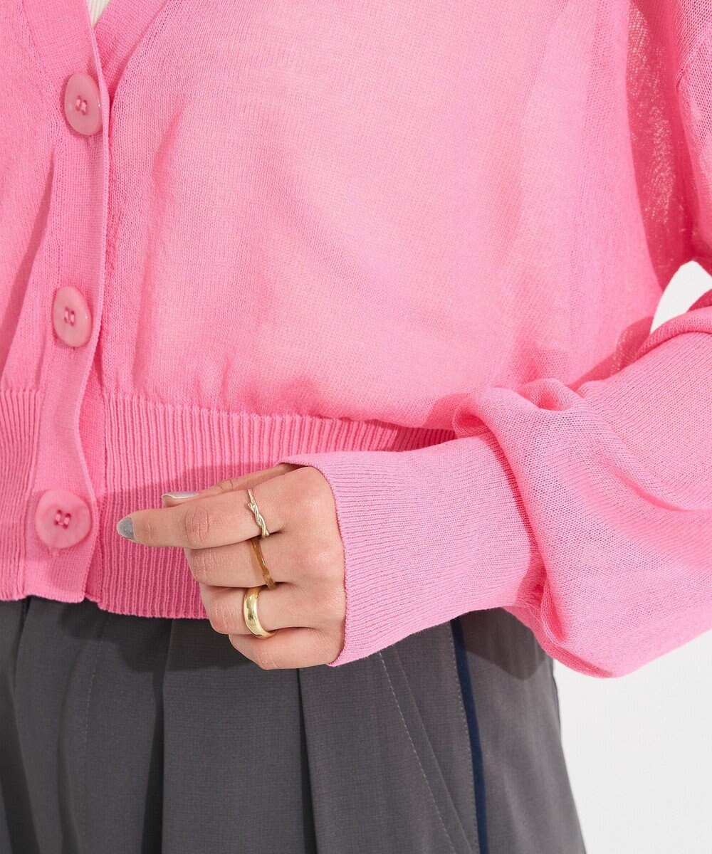 CRAFT STANDARD BOUTIQUE シアーニットカーディガン 