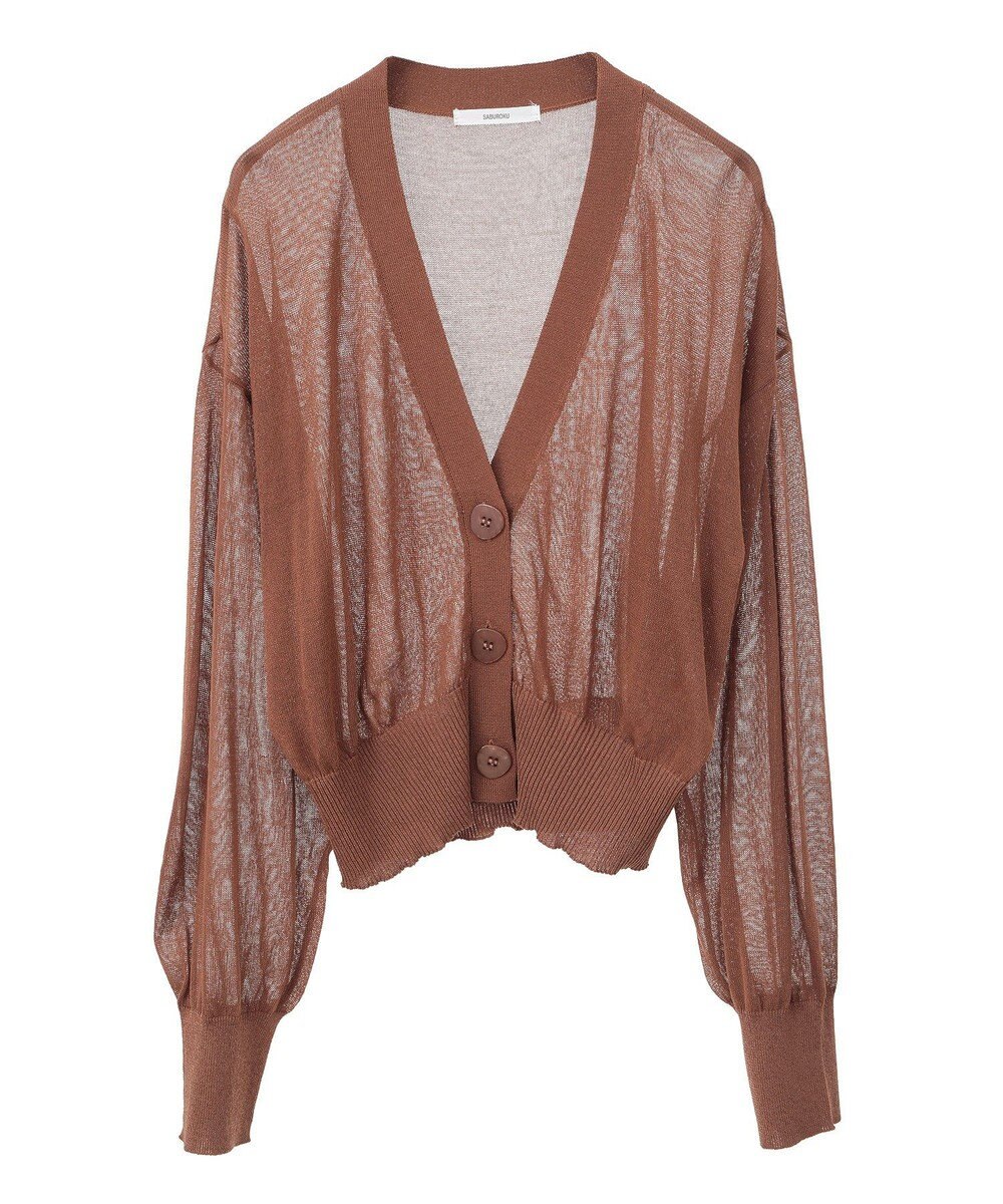 CRAFT STANDARD BOUTIQUE シアーニットカーディガン 