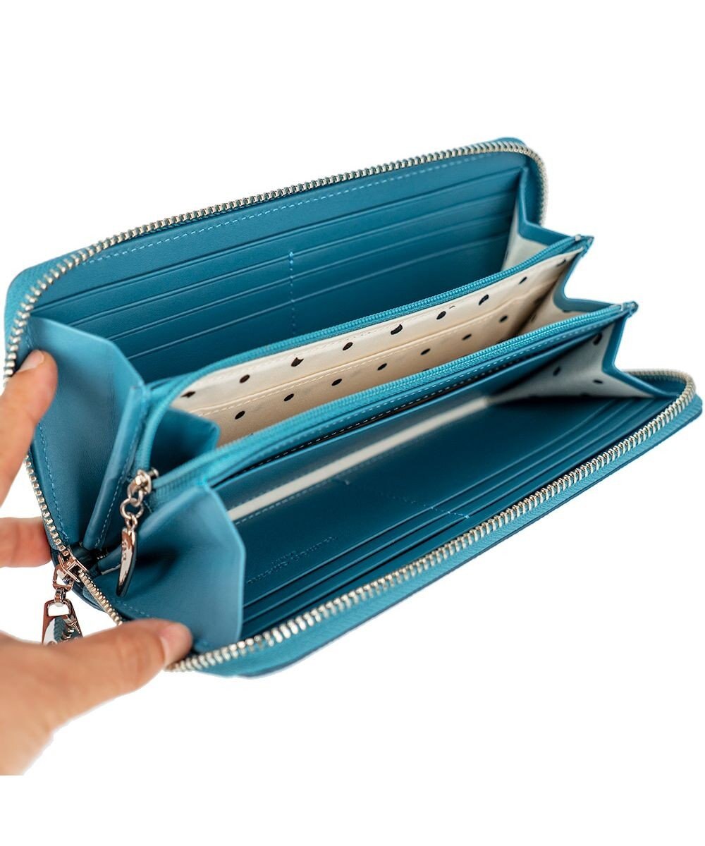 tsumori chisato CARRY ラックスtcネーム ラウンドファスナー長財布 