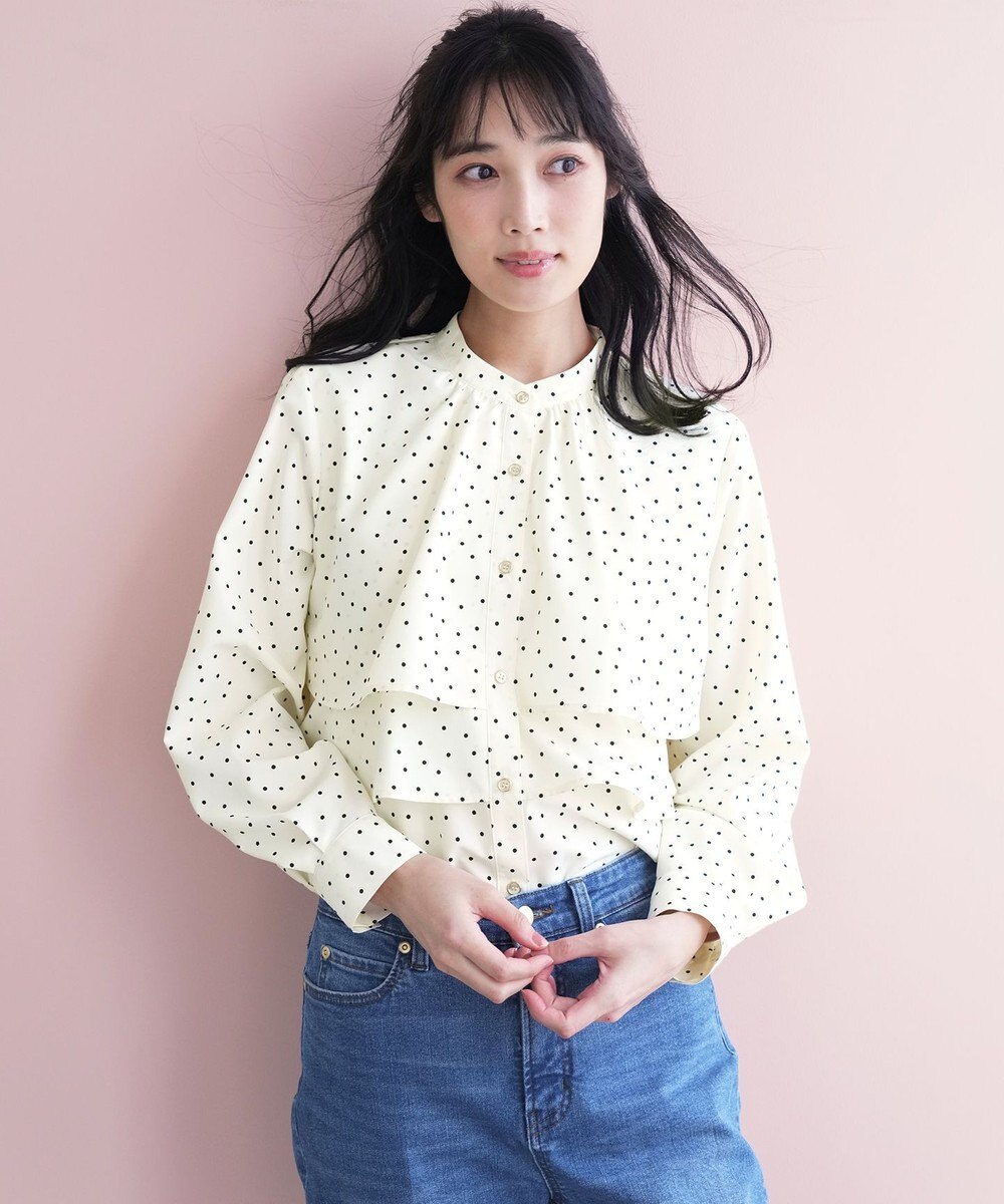 ANY SIS ラッフルレイヤード ブラウス 