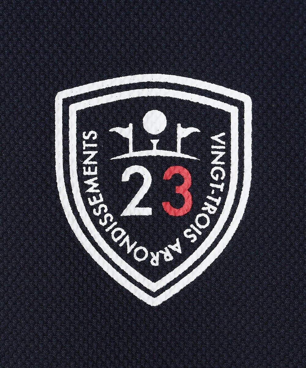 23区GOLF 【MEN】【WEB&一部店舗限定】ハニカムカノコ 半そでポロシャツ 