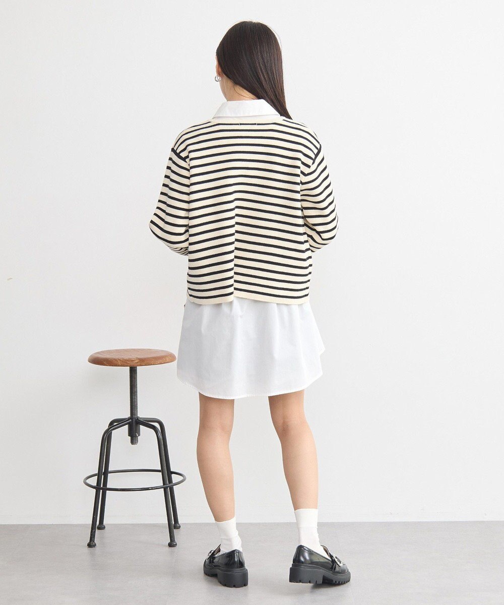 earth music&ecology スポンディッシュポケット付きカーディガン 