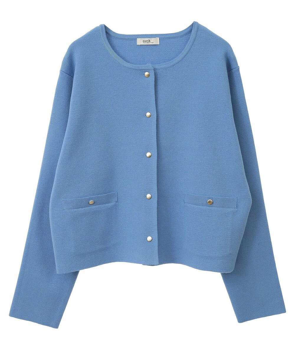 earth music&ecology スポンディッシュポケット付きカーディガン 