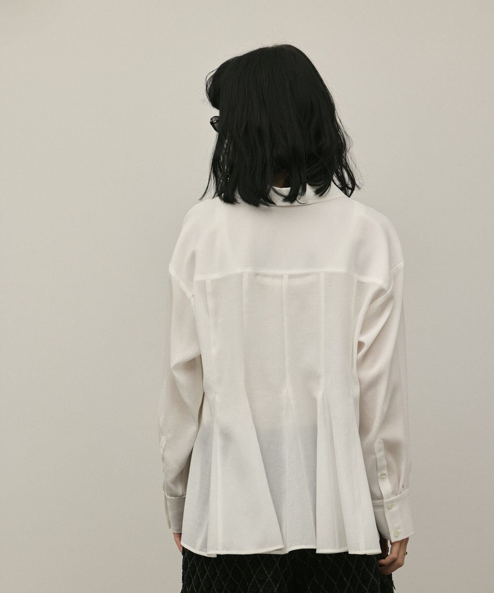 GRACE CONTINENTAL バックフレアシャツ 