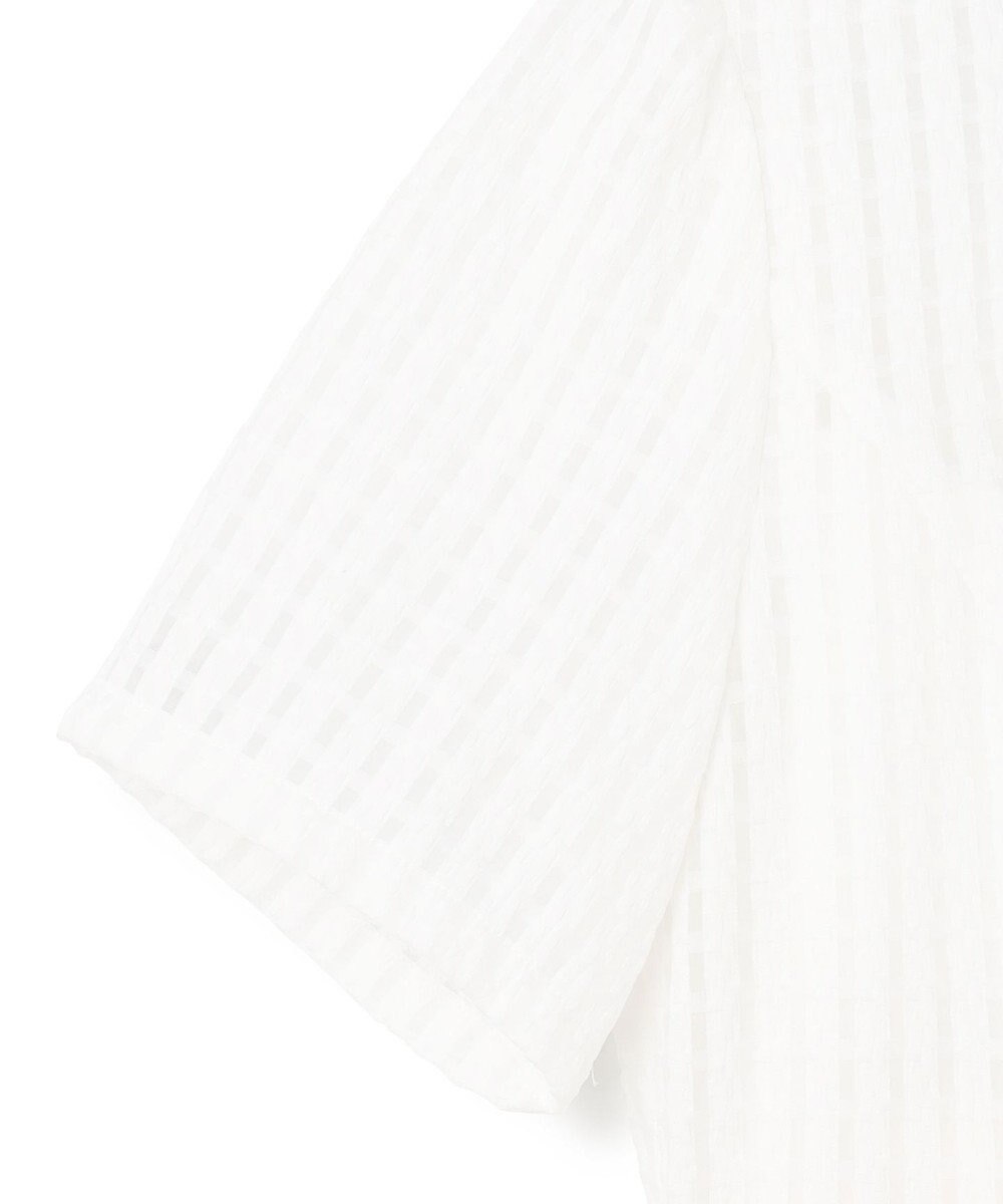 GRACE CONTINENTAL シアーチェックシャツワンピース 