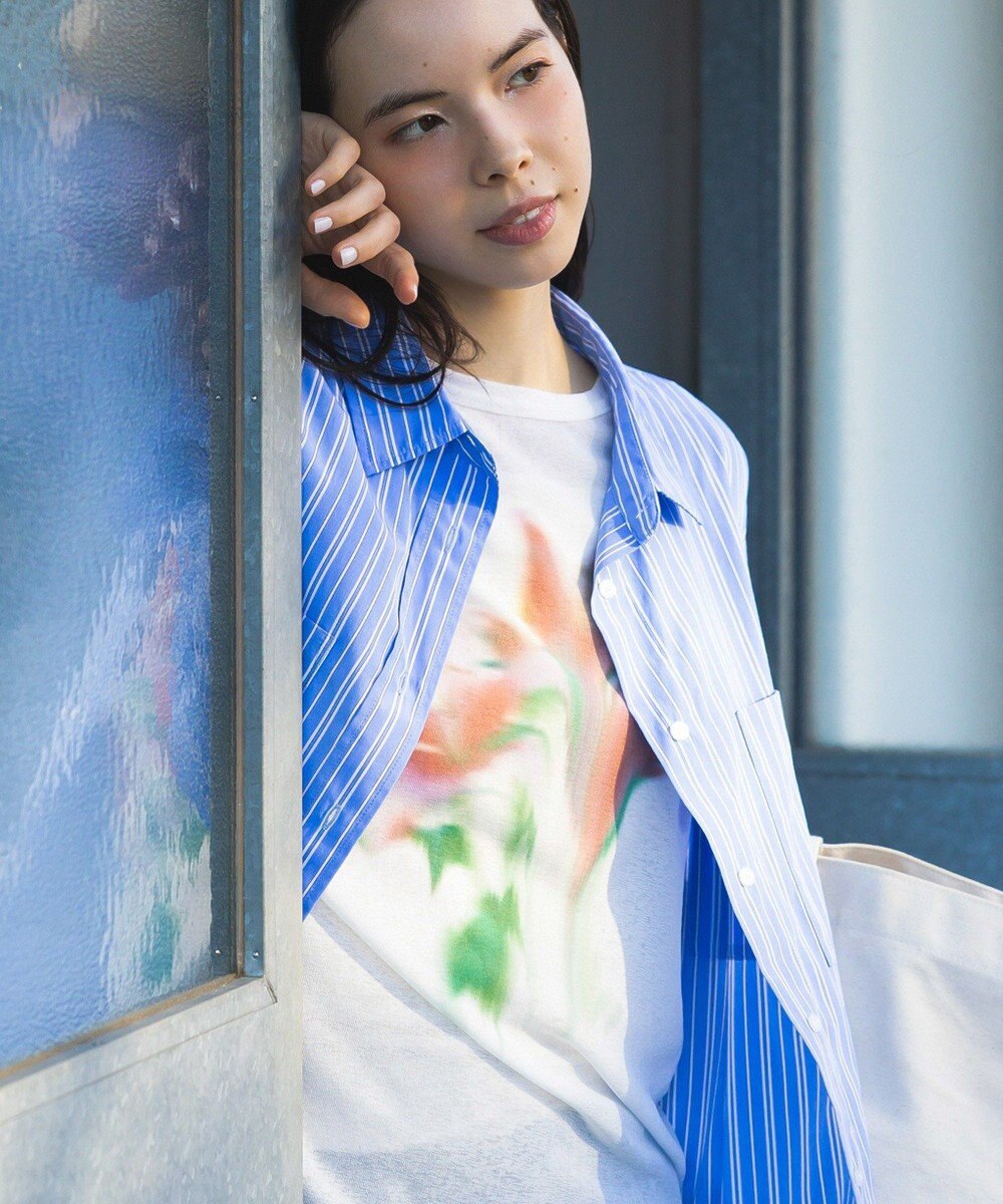 CRAFT STANDARD BOUTIQUE フラワープリントシアーロンTee 