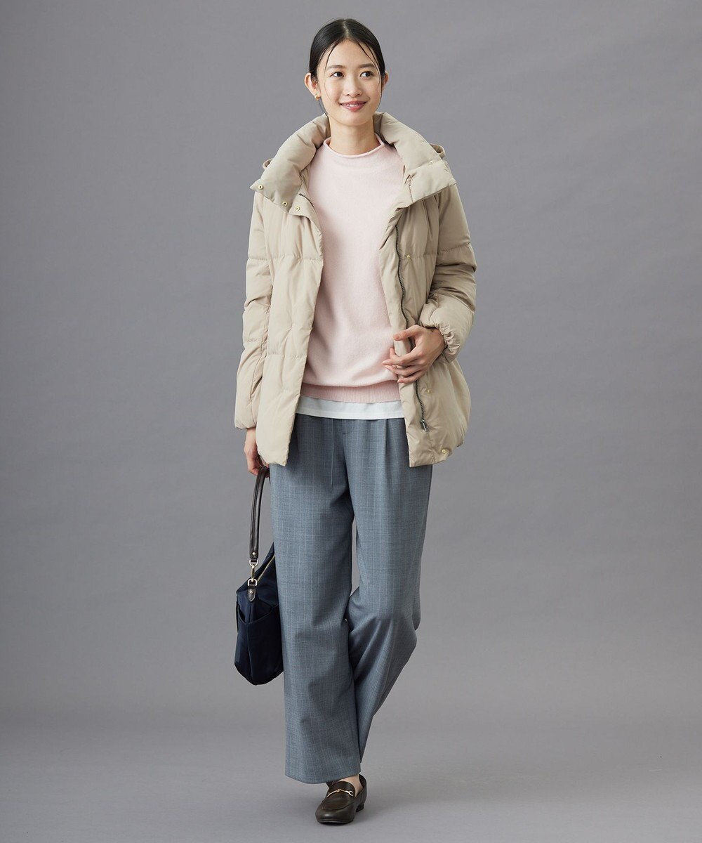 J.PRESS LADIES 【洗える】サイロウォッシャブル2wayストライプ ワイド パンツ 