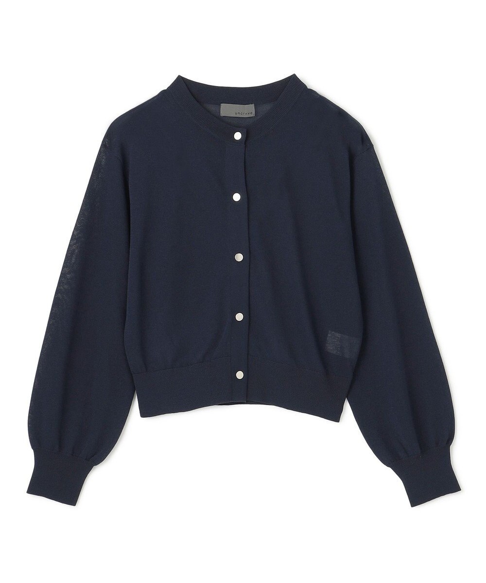 uncrave 【手洗い可】シアー ニットカーディガン（uncrave STANDARD） 