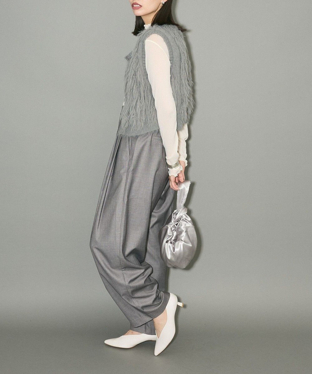 Green Parks フェザーニットベスト 