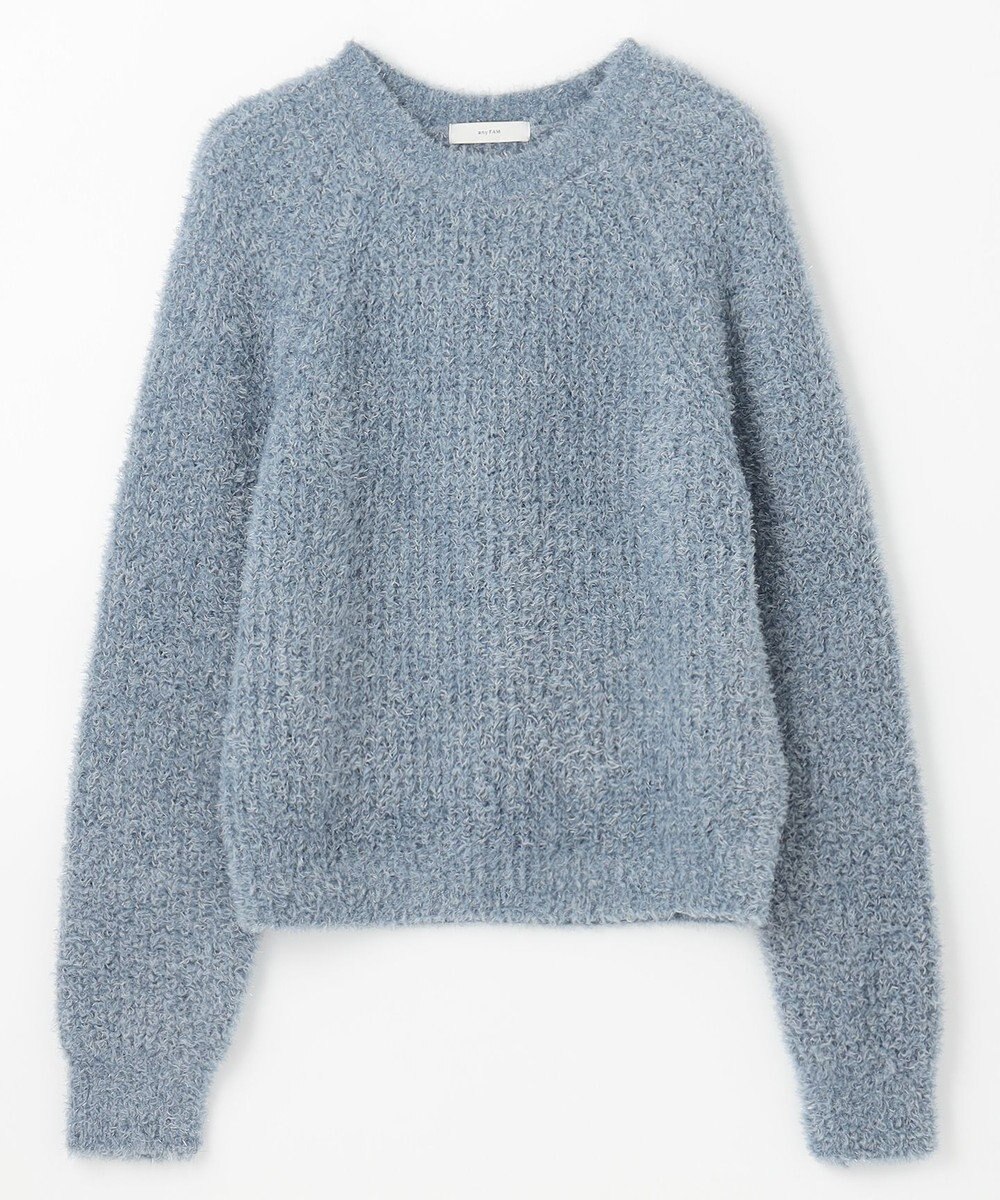 ANY カーリーファンシーニット 