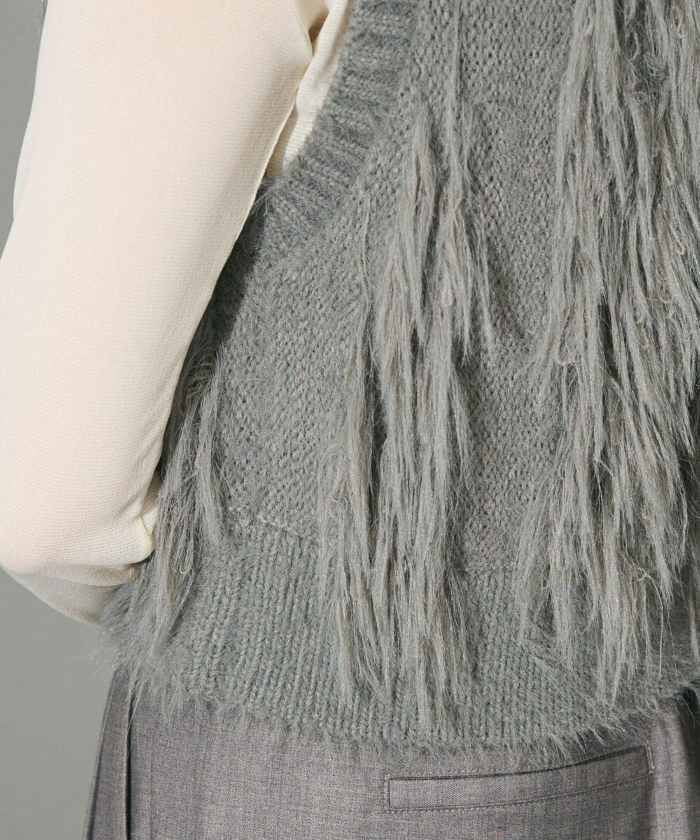 Green Parks フェザーニットベスト 