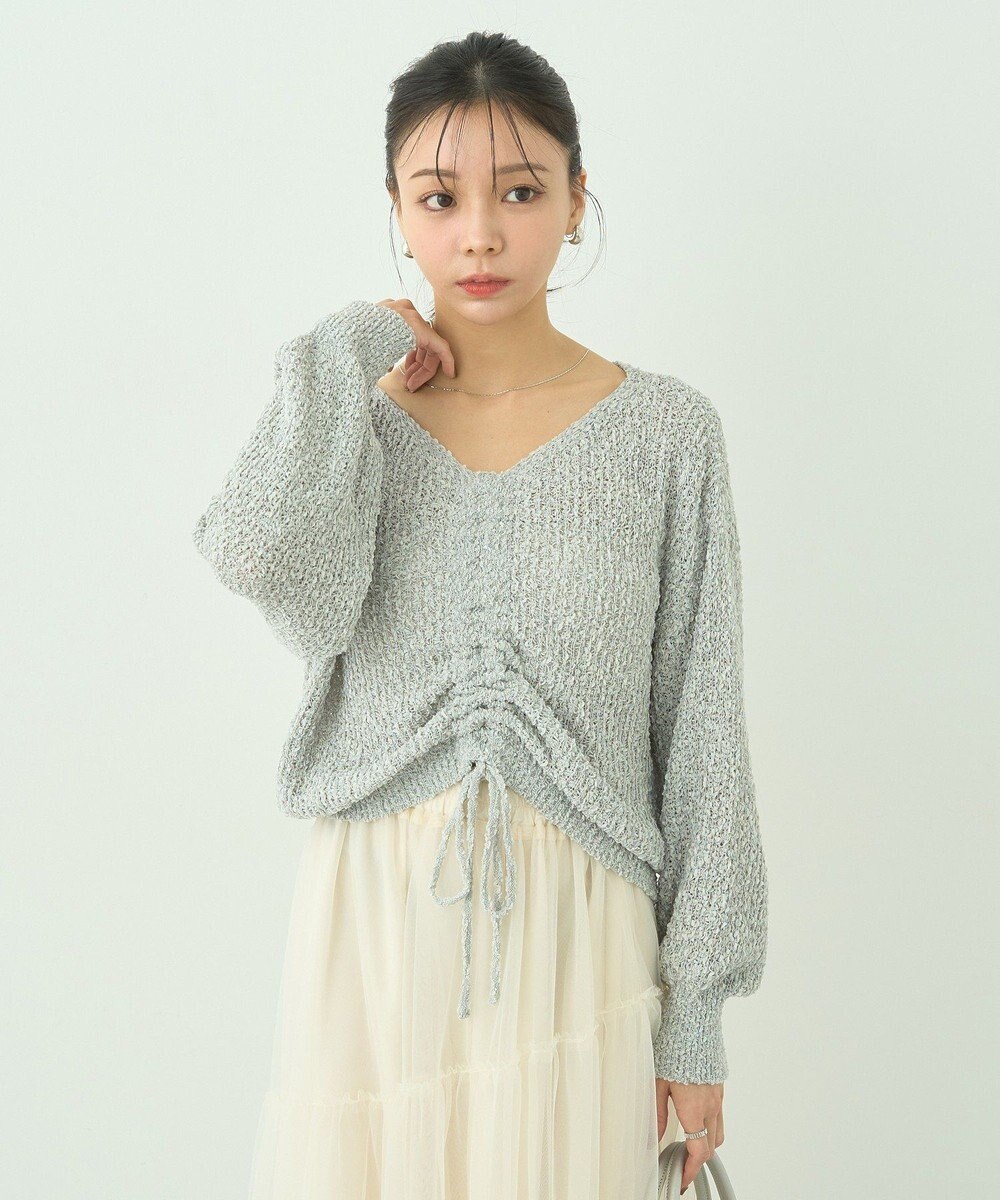 earth music&ecology ドロストニットプルオーバー 