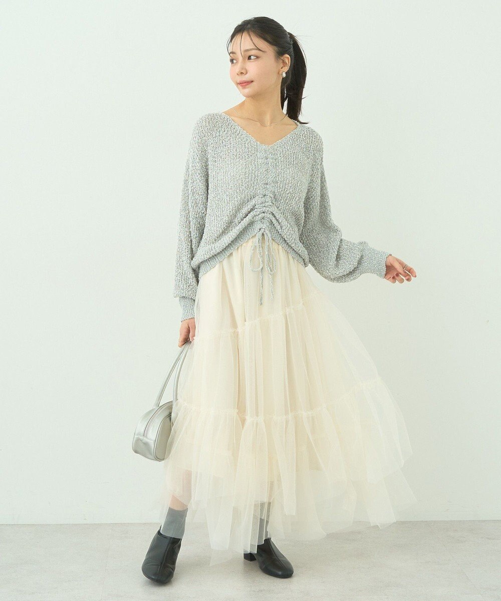 earth music&ecology ドロストニットプルオーバー 