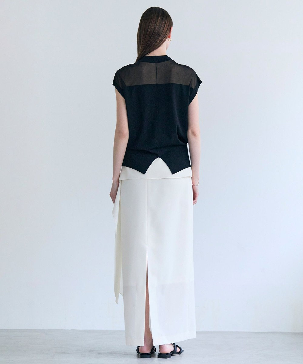 BEIGE， NADIA / シアーコンビ ストレッチニット 