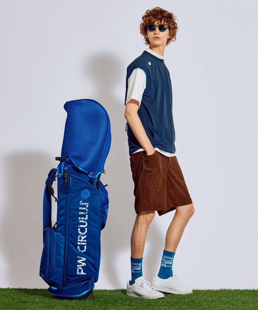 PW CIRCULUS 【MEN】WAVYロゴソックス ゴルフ 