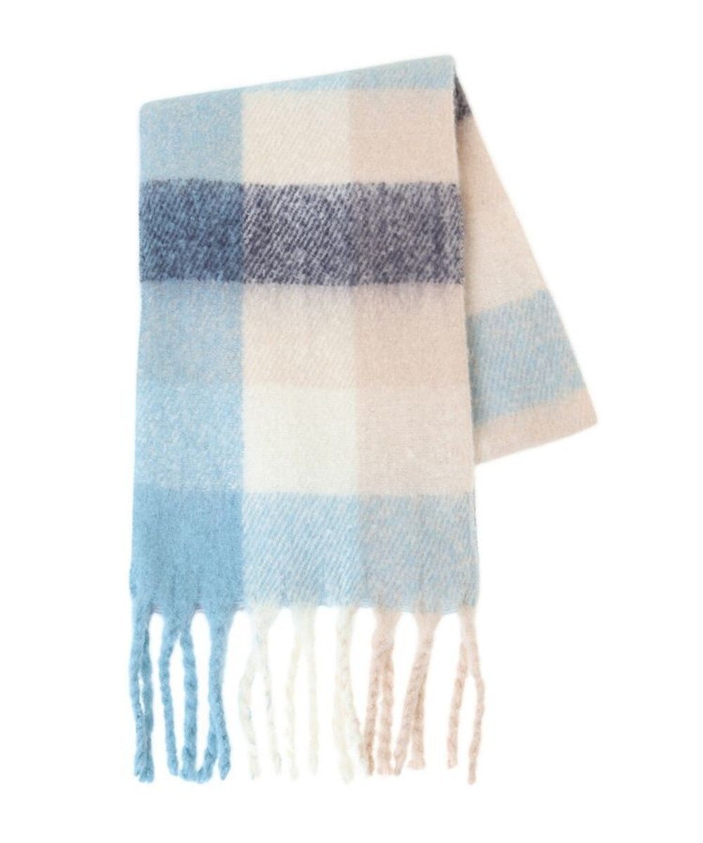 Green Parks ボリュームチェックマフラー 