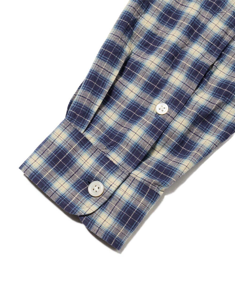 J.PRESS MEN 【J.PRESS ORIGINALS】【UNISEX】Indian Madras Open Shirts / Baggy-Fit 