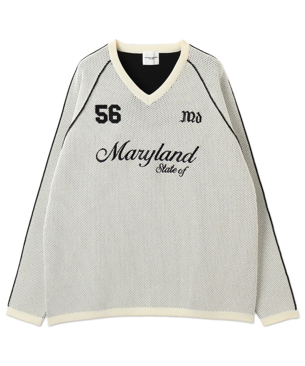 WEGO 【ユニセックス着用ITEM】ゲームロゴメッシュジャガードプルオーバー 