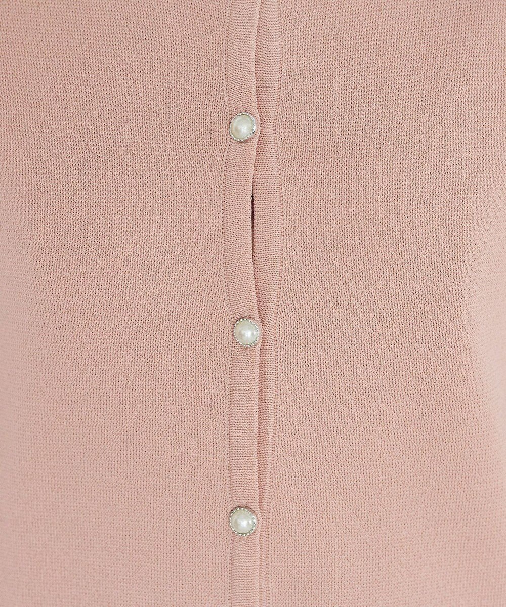 Tiaclasse L 【洗える】ミラノリブ編みが大人上品なリボンニットカーディガン 