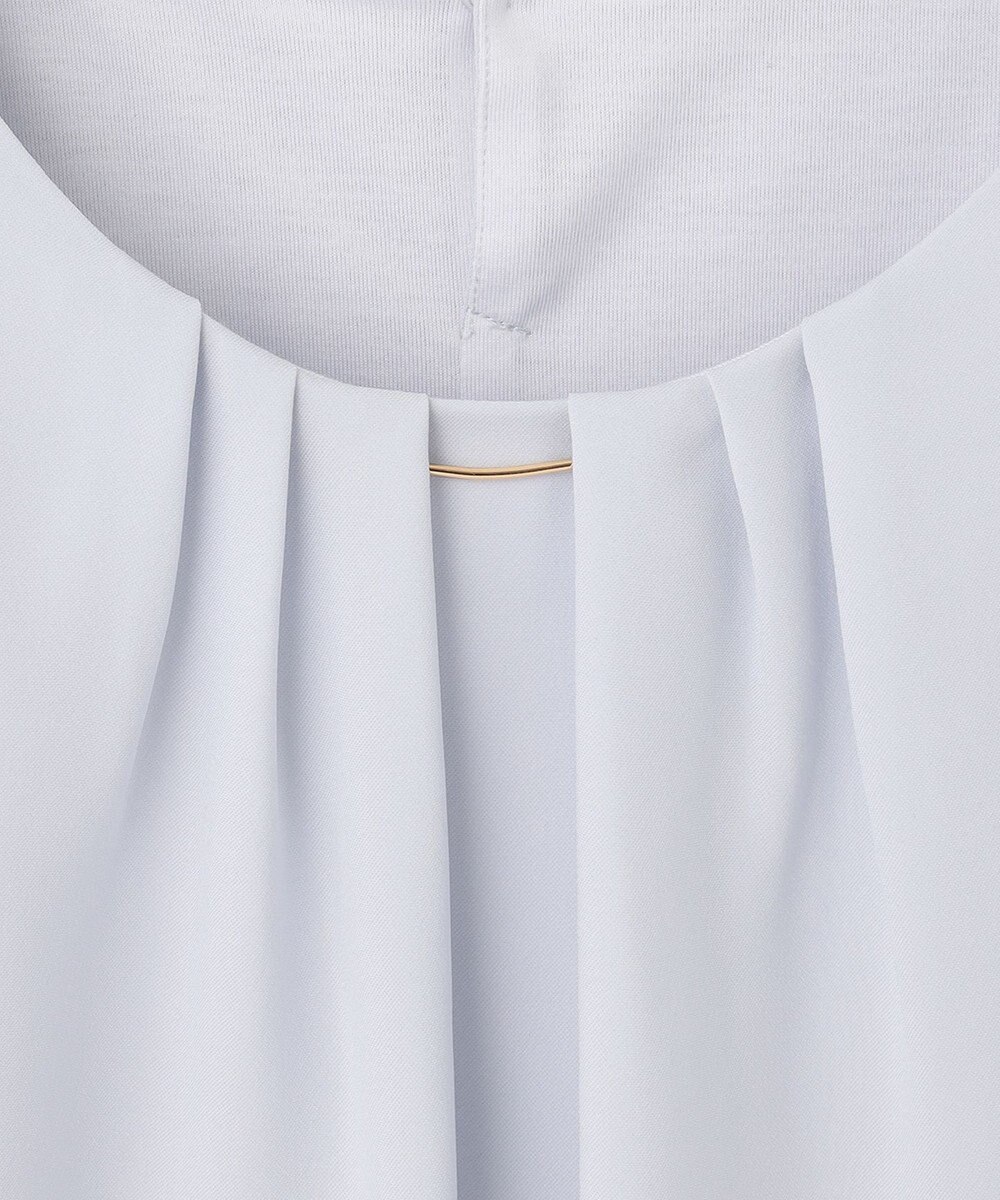 J.PRESS LADIES S ポリエステルツイル タックネック カットソー 