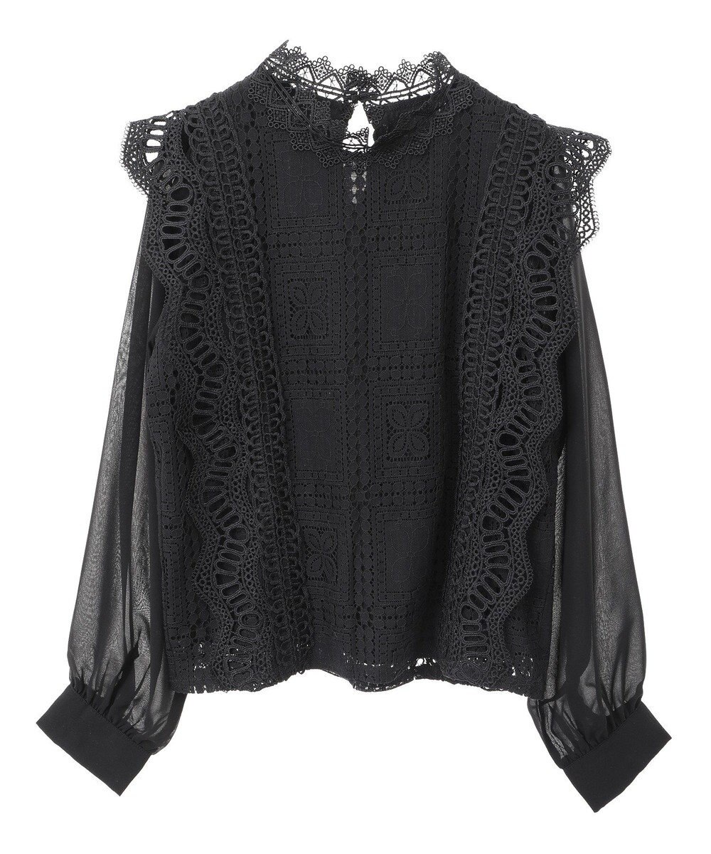 Green Parks ・Ｐｅｔｉｔ　Ｆｌｅｕｒ　イロイロレースブラウス 