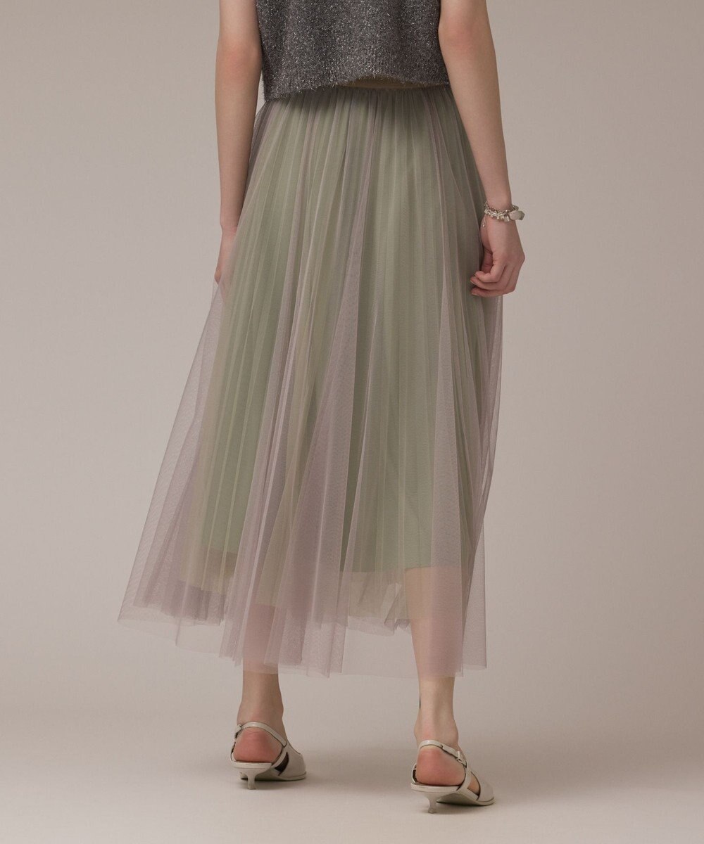 GRACE CONTINENTAL チュールリバーシブルスカート 