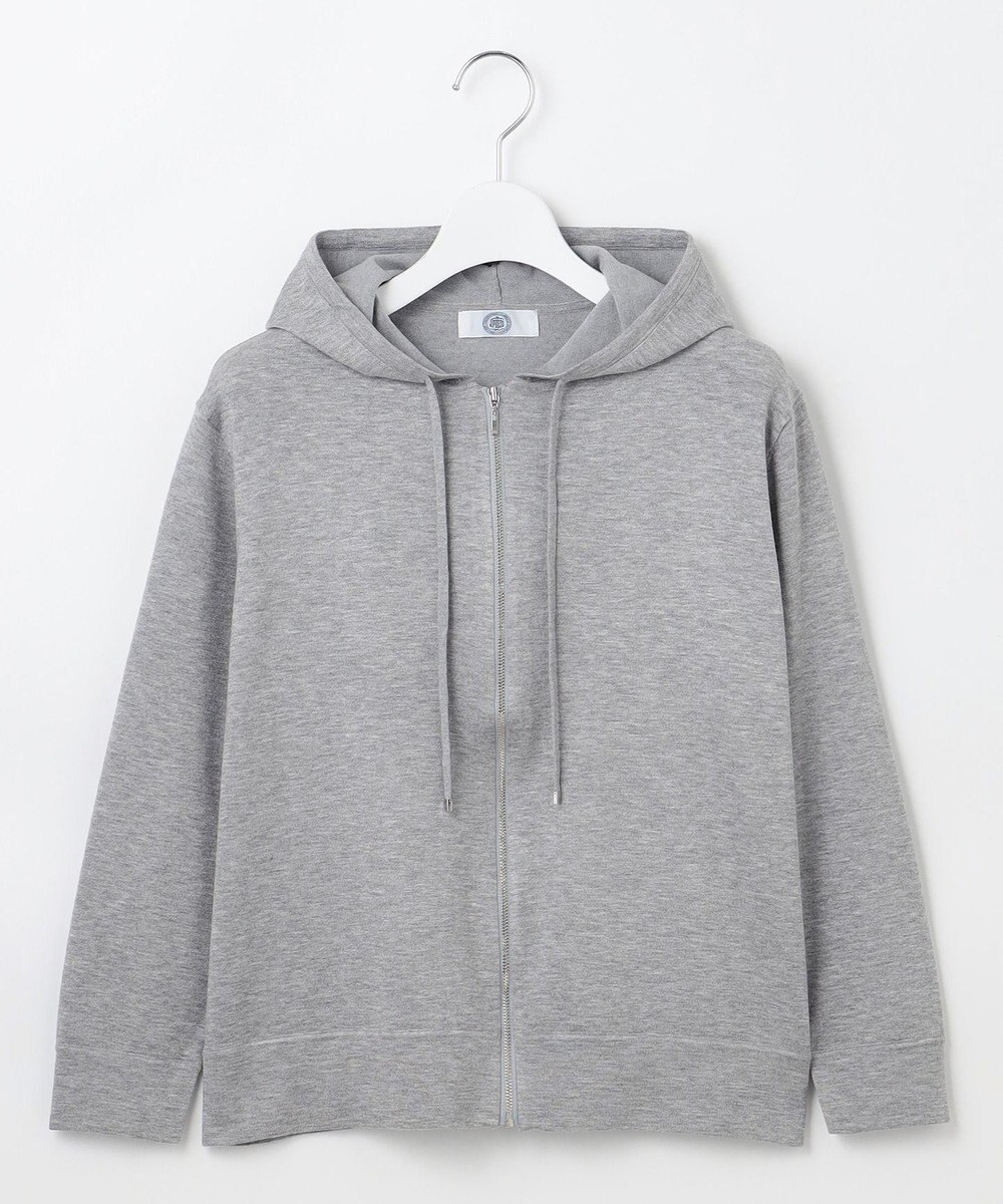 J.PRESS LADIES L 【洗える】スパーク ニット パーカー 