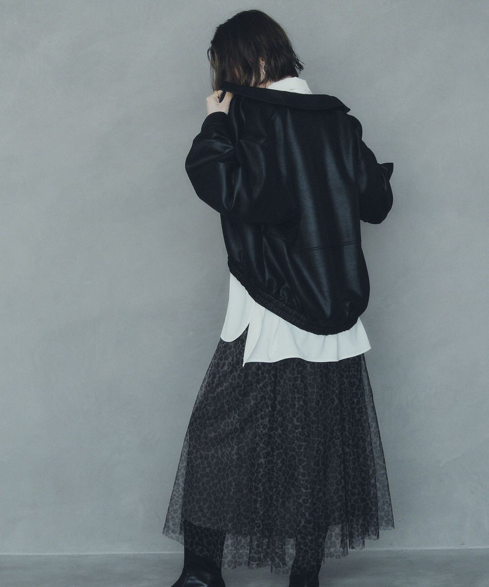 YECCA VECCA プリントチュールスカート 