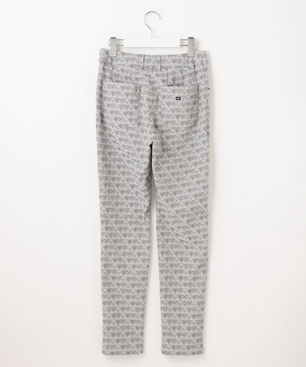 23区GOLF 【WOMEN】エンブレム柄ジャガードスキニーパンツ 