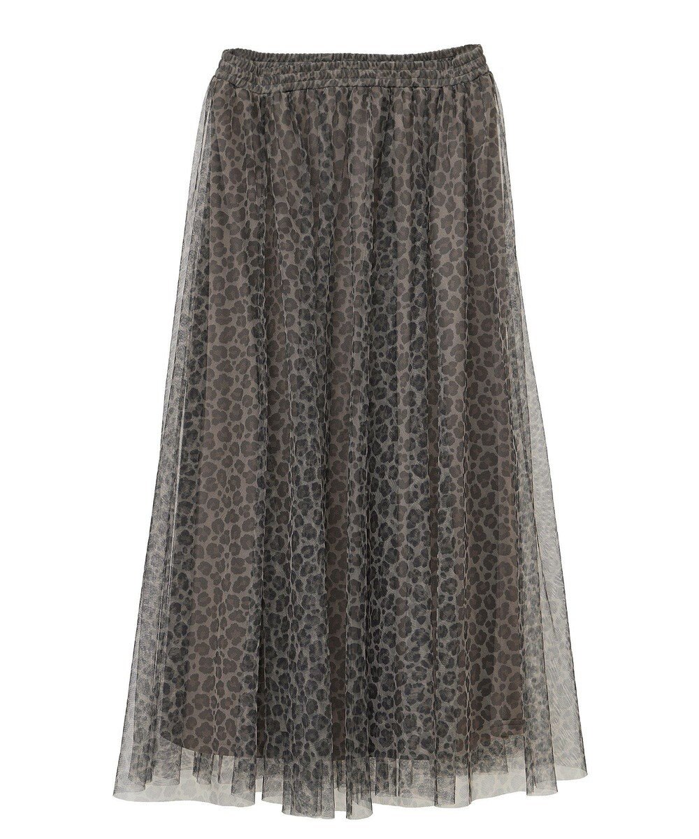 YECCA VECCA プリントチュールスカート 