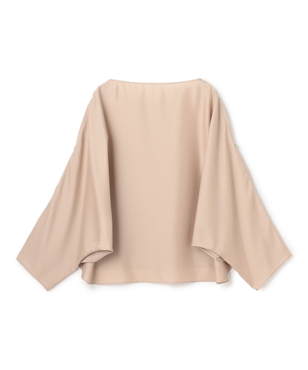 BEIGE， PERIDOT / 2WAYスリーブ ドレープブラウス 